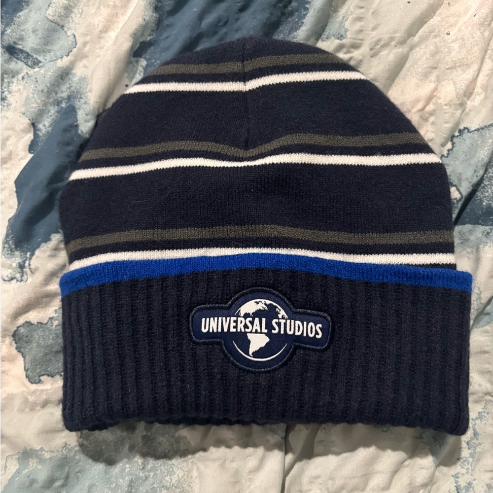 Universal Studios Beanie - Black, Blue, White, and Brown